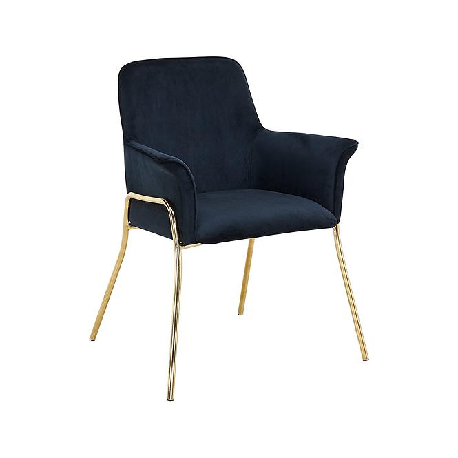 Krzesło Nero 80363 czarny/złoty